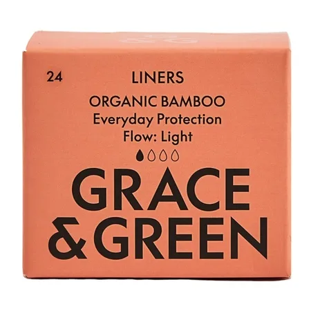 Absorbante zilnice din bambus organic, 24 bucati – Grace and Green — preț și oferte