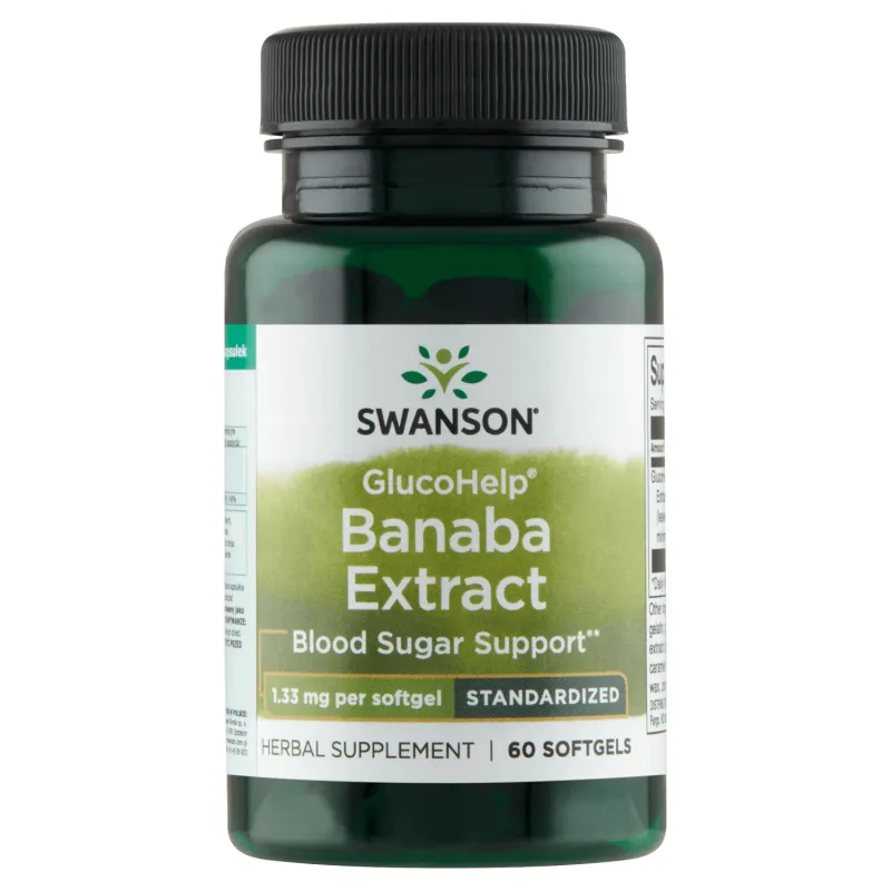 Swanson GlucoHelp Banaba Extract, 60 capsule — preț și oferte