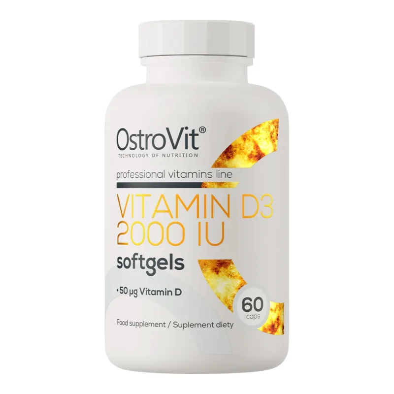 OstroVit Vitamina D3 2000 UI, 60 capsule — preț și oferte