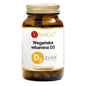 Yango Vegan Vitamina D3, 90 capsule