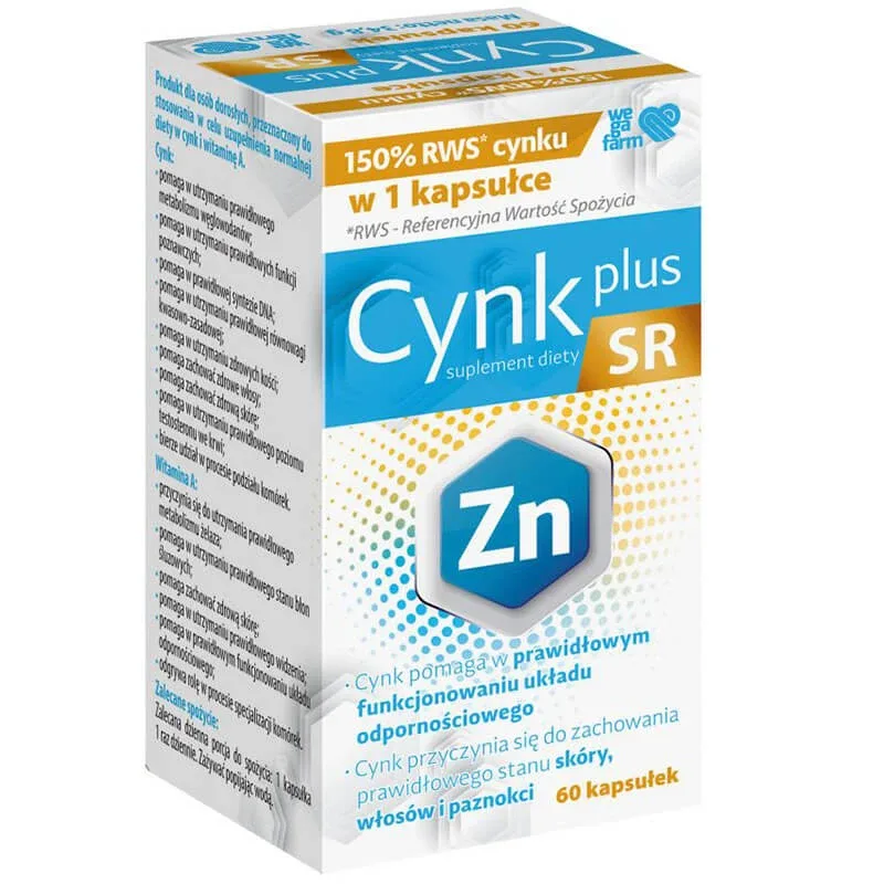 Wegafarm Zinc Plus SR, 60 capsule — preț și oferte