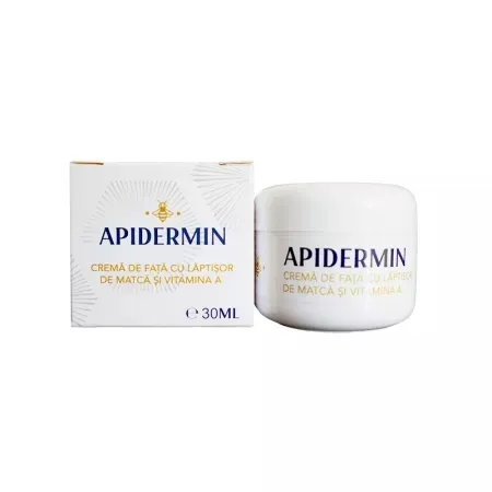 Crema de fata cu laptisor de matca Apidermin, 30 ml – Complex Apicol Apicola — preț și oferte