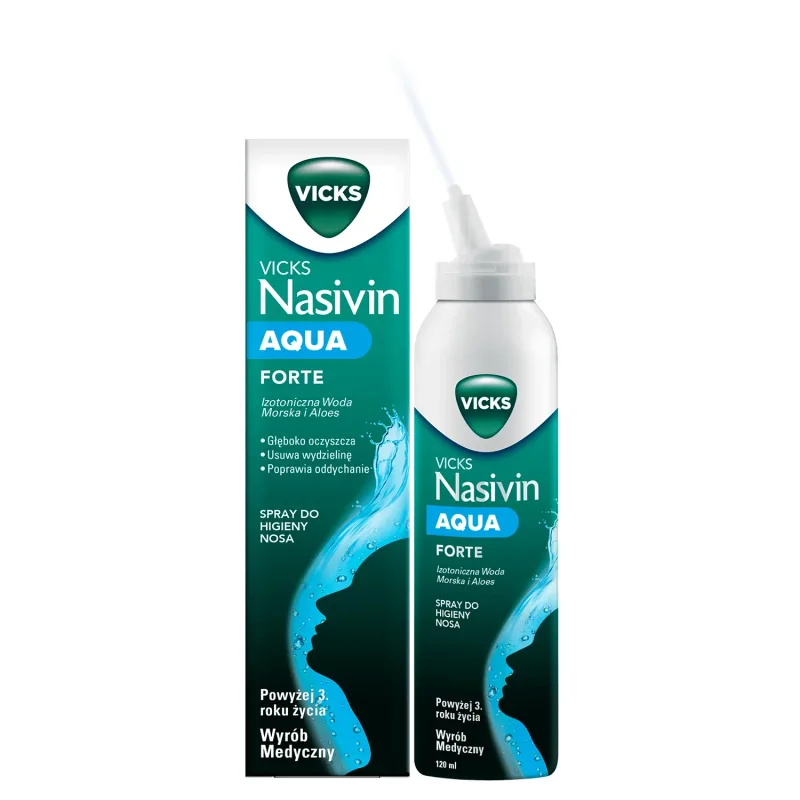 Vicks Nasivin Aqua Forte, 120 ml — preț și oferte