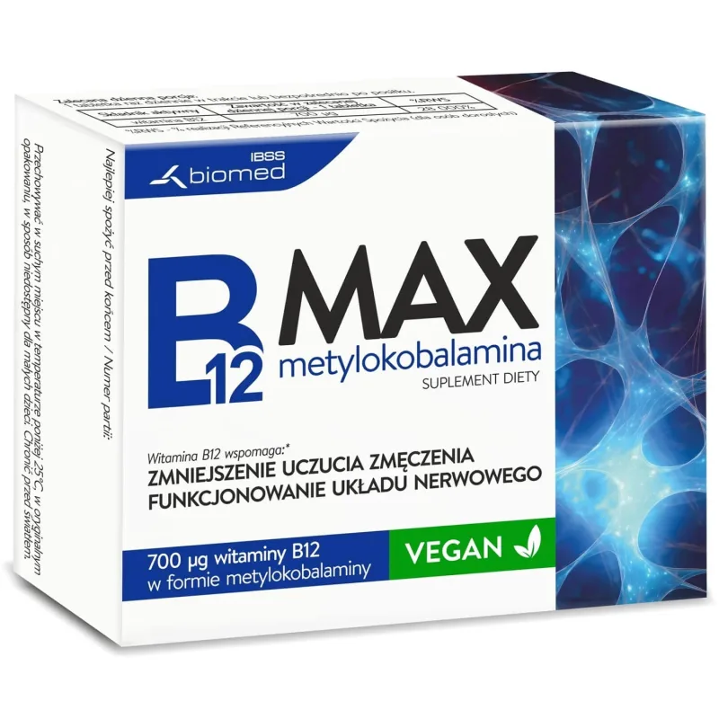 B12 Max Metilcobalamină, 60 comprimate — preț și oferte