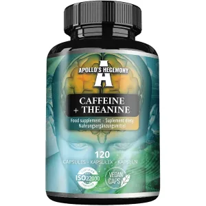 Apollo's Hegemony Cafeină + Teanină, 120 capsule