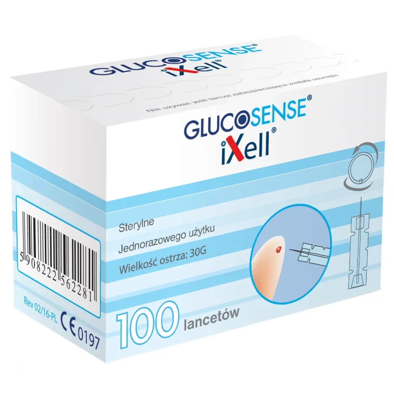Glucosense iXell, lancette, 100 bucăți Genexo — preț și oferte