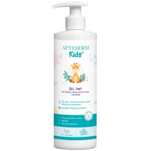 Aptederm Kids, gel de spălare 3 în 1, din ziua 1, 400 ml