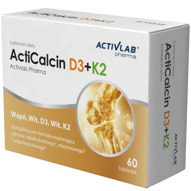 Activlab Pharma ActiCalcin D3+K2, 60 comprimate — preț și oferte