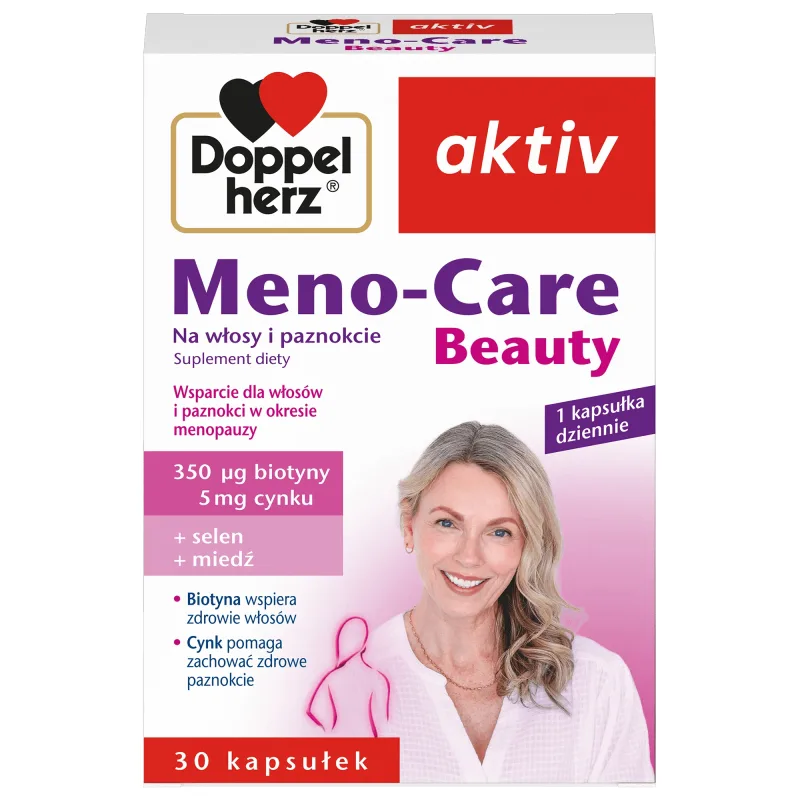 Doppelherz Aktiv Meno-Care Frumusețe pentru păr și unghii, 30 capsule — preț și oferte