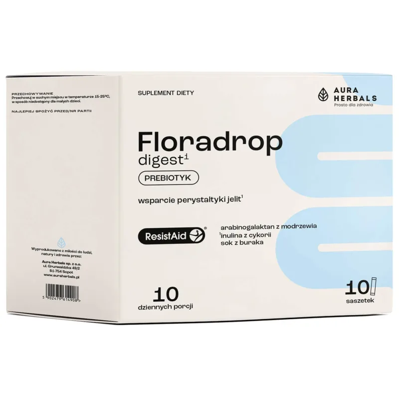 Aura Herbals Floradrop Digest, 20 g x 10 pliculețe — preț și oferte