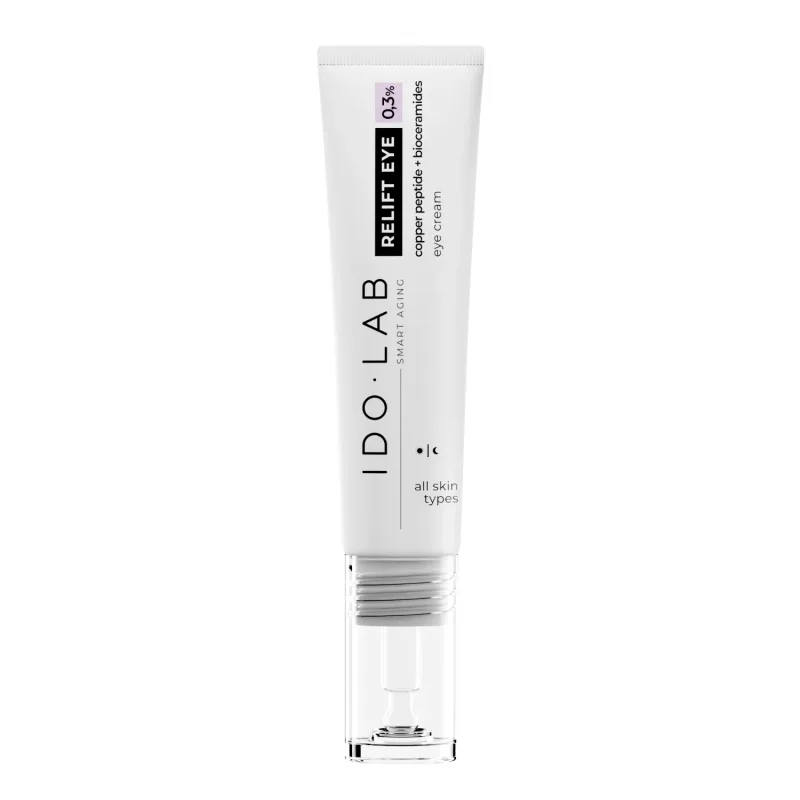 Idolab Relift Eye, cremă revitalizantă pentru ochi cu peptidă de cupru 0,3%, 15 ml — preț și oferte