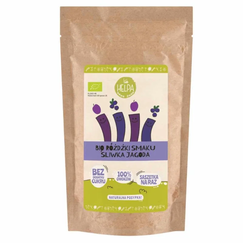 Helpa Bio Flavour Wands, prună, afine, 20 g — preț și oferte