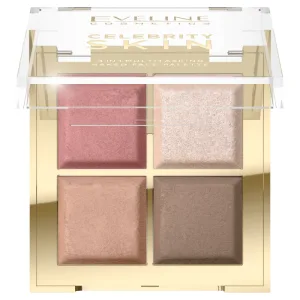 Eveline Cosmetics Celebrity Skin, paleta de contur multifuncțională coaptă 4in1