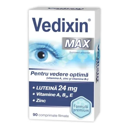 Vedixin Max, 90 comprimate filmate – Zdrovit — preț și oferte