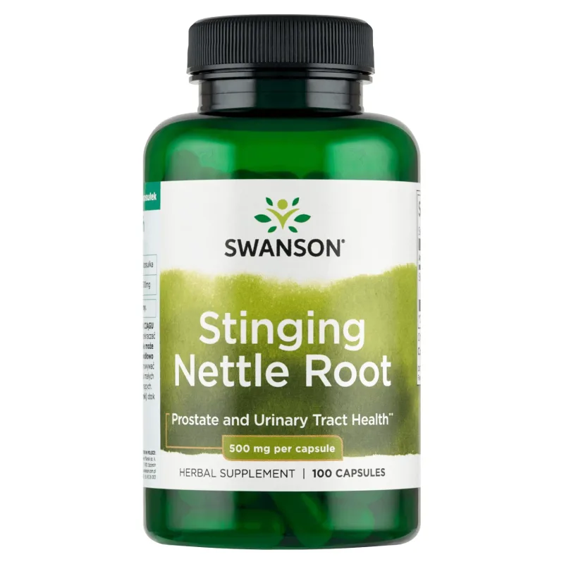 Swanson Stinging Nettle Leaf, urzică 500 mg, 100 capsule — preț și oferte