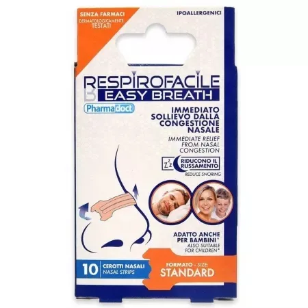 Plasturi nazali Respiri Usor Pharmadoct, 10 bucati – Eurosirel — preț și oferte