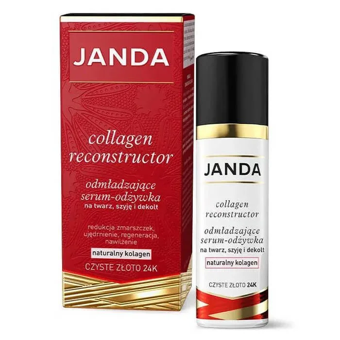 Janda Collagen Reconstructor, ser întineritor-condiționator pentru față, gât și decolteu, 50 ml — preț și oferte