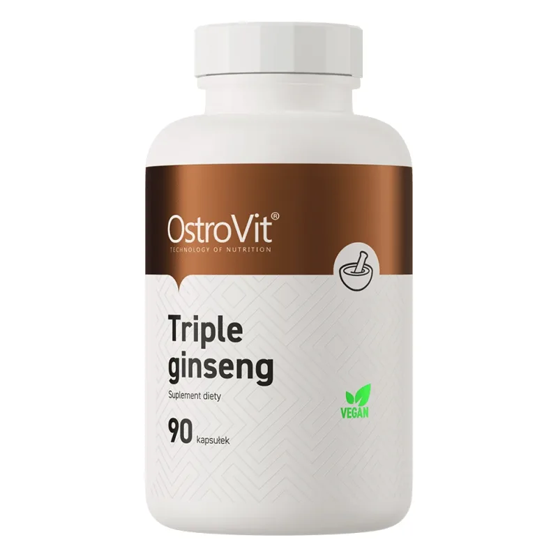 OstroVit Triple Ginseng, ginseng, 90 capsule — preț și oferte