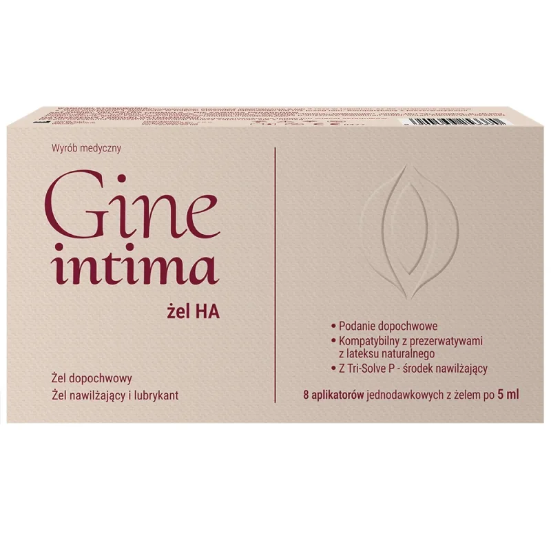 GineIntima HA, gel vaginal, 5 ml x 8 aplicatoare monodose — preț și oferte