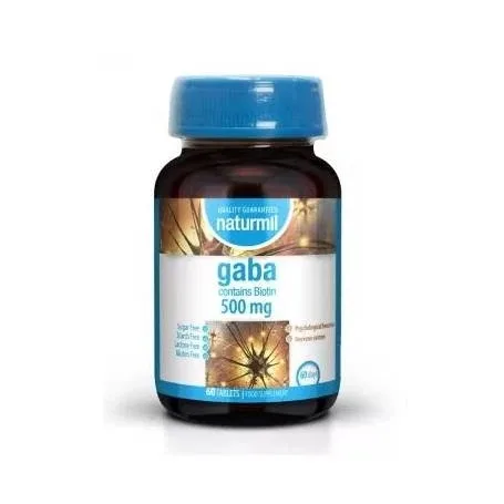 GABA 500 mg cu Biotina 50 mcg – 60 capsule Naturmil — preț și oferte