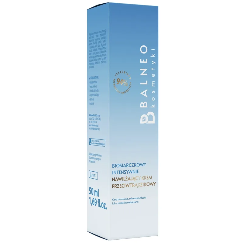 Balneokosmetics, cremă anti-acnee hidratantă intensivă cu biosulfură, 50 ml — preț și oferte