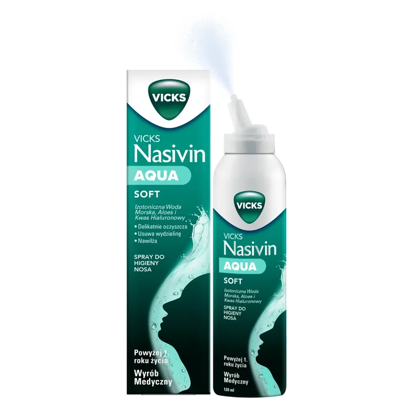 Vicks Nasivin Aqua Soft, 120 ml — preț și oferte