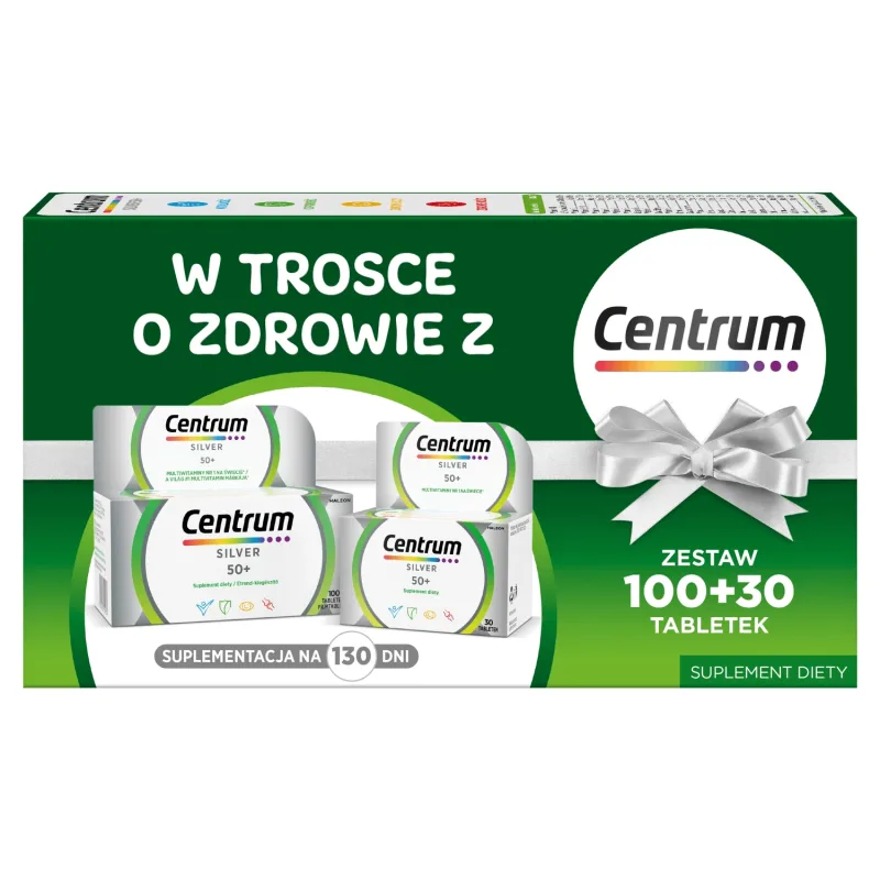 Set Centrum Silver 50+, 100 + 30 comprimate HALEON — preț și oferte