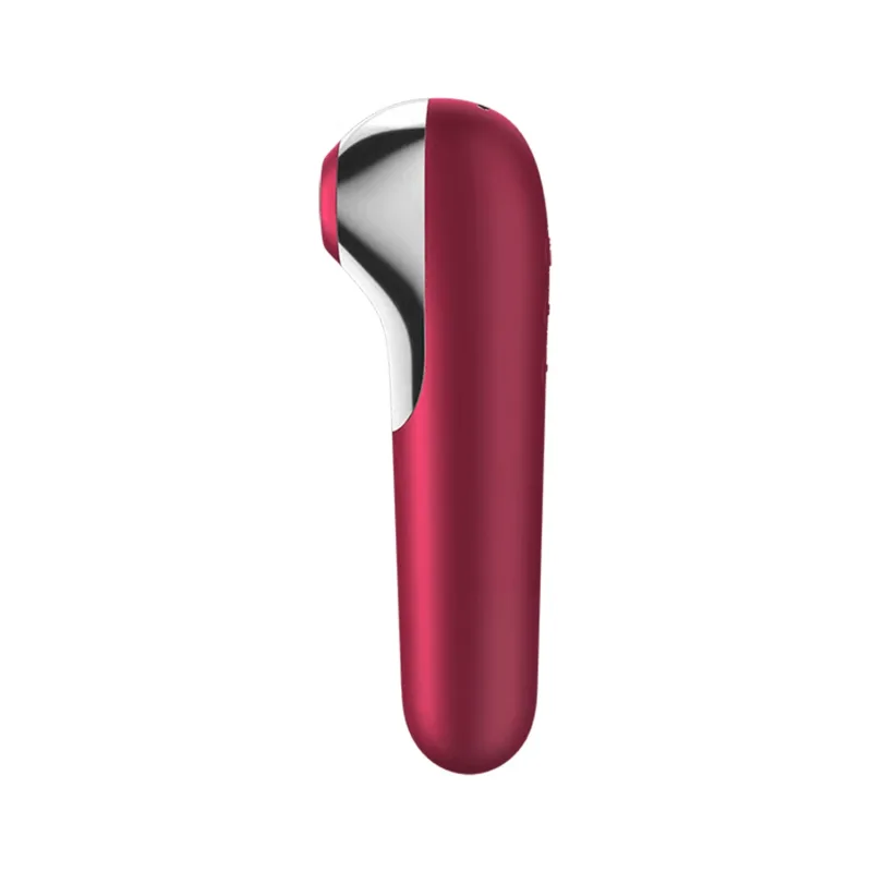 Satisfyer Dual Love Connect App, stimulator clitoridian fără contact, roșu — preț și oferte
