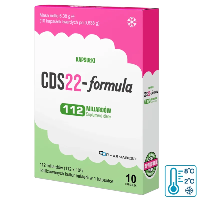 CDS22-formula Capsule 112 miliarde (anterior Vivomixx Capsule), 10 capsule Pharmabest — preț și oferte