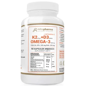 AltoPharma Vitamina K2 MK-7 + D3 + Omega, 90 capsule