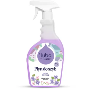Luba Comfort, detergent pentru sticlă, flori roz și chihlimbar, 500 ml