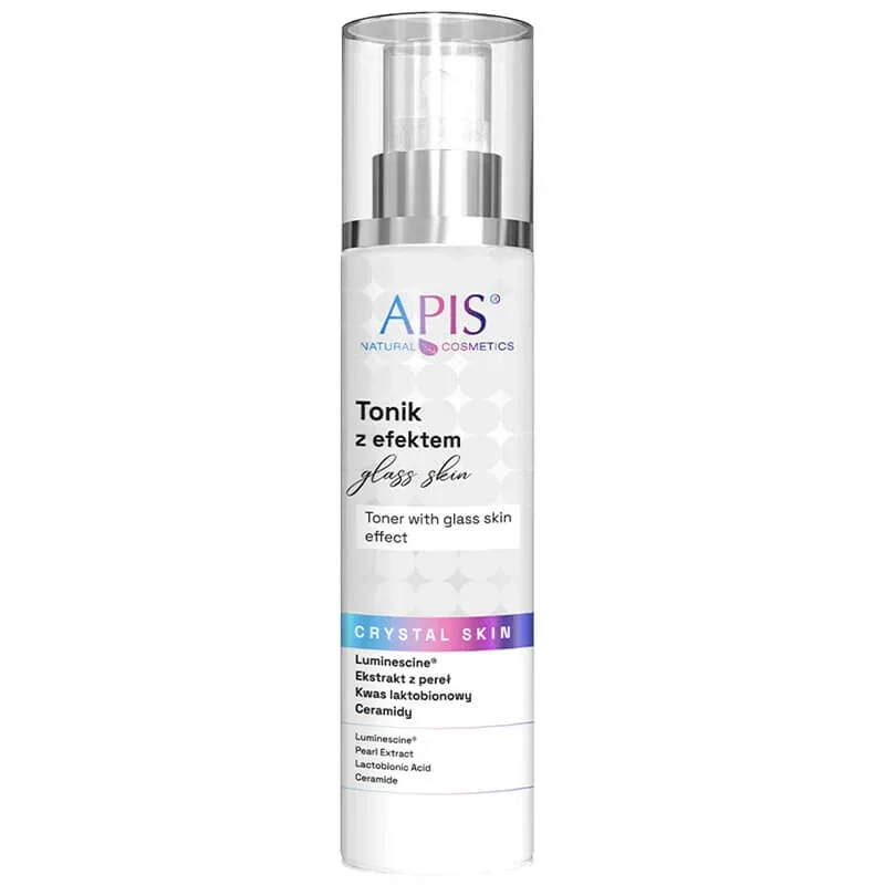 Apis Crystal Skin, tonic iluminator cu efect de piele de sticlă, 150 ml — preț și oferte