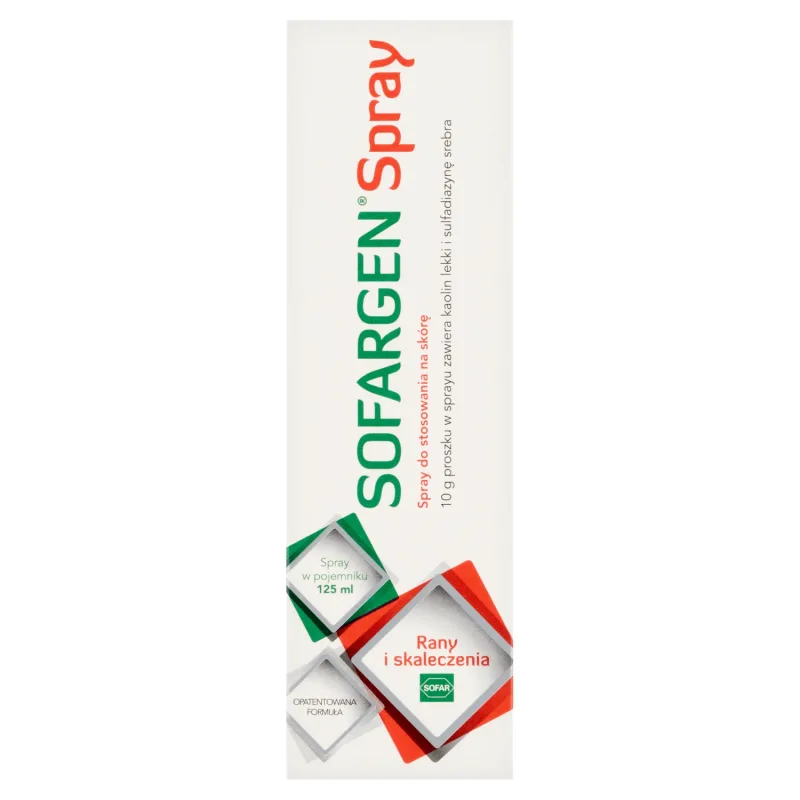 Sofargen Spray, spray pudră pentru răni superficiale, 125 ml Avec Pharma — preț și oferte