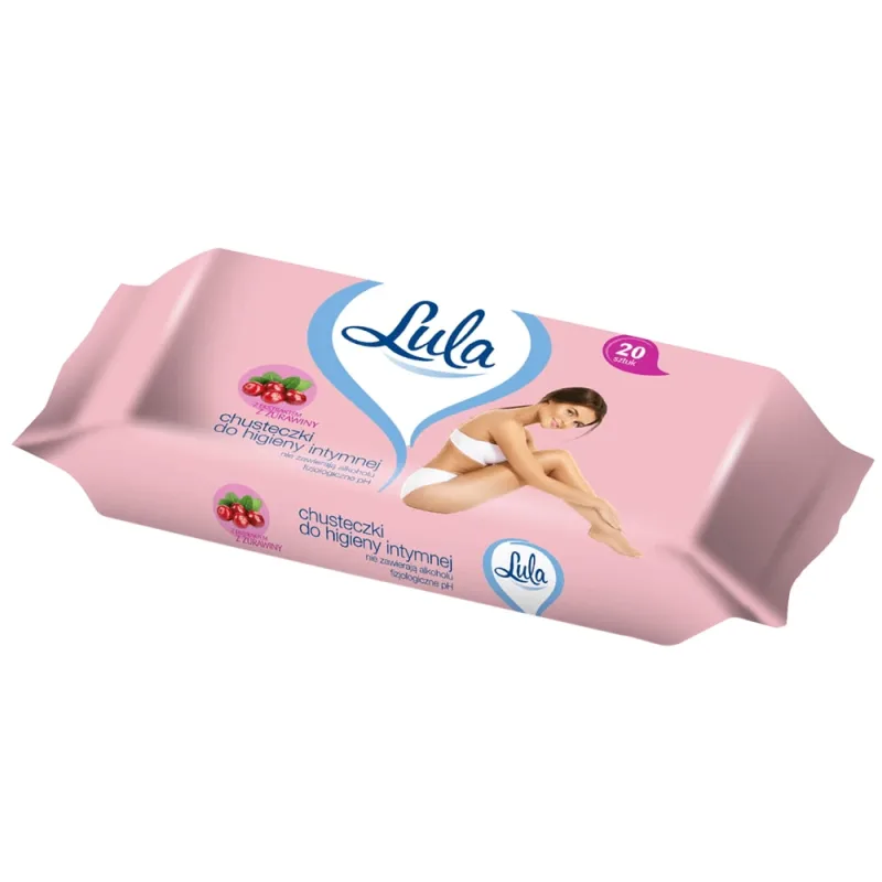 Lula, șervețele igienice intime, merișor, 20 bucăți Sarantis — preț și oferte