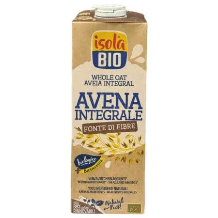 Bautura din ovaz integral, 1 litru, Isola Bio — preț și oferte