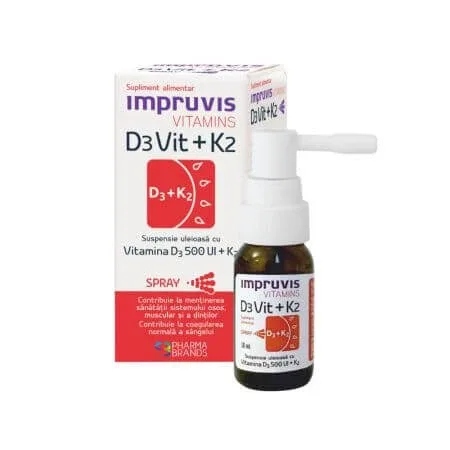 Suspensie uleioasa cu D3Vit+K2, 10 ml, Impruvis D3Vit Pharma Brands — preț și oferte