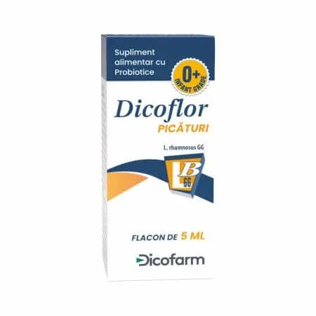 Probiotic picaturi Dicoflor, 5 ml BAYER — preț și oferte