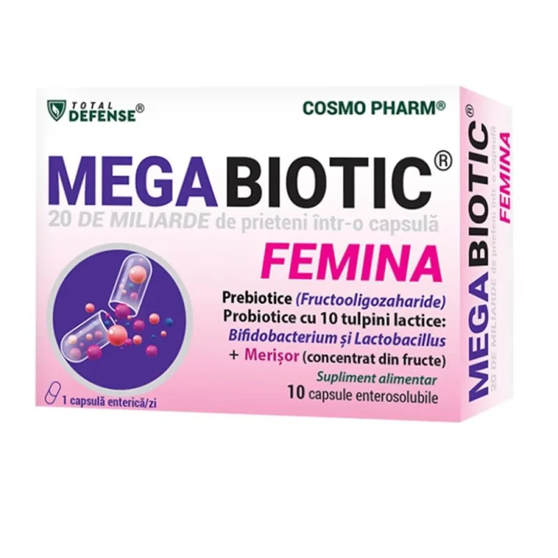 Megabiotic Femina, 10 capsule, Cosmo Pharm — preț și oferte