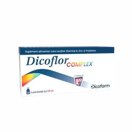 Probiotic Complex, 12 flacoane x 10 ml, Dicoflor BAYER — preț și oferte