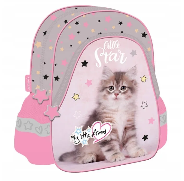 Rucsac pentru grădiniță My Little Friend Grey Cat St. Majewski — preț și oferte