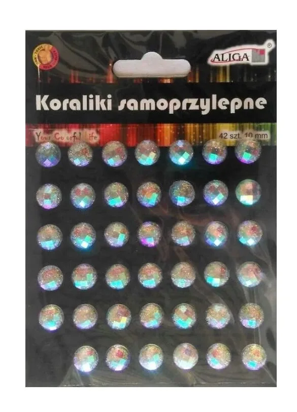 Aliga strasuri rotunde cu sclipici JET-4835 — preț și oferte