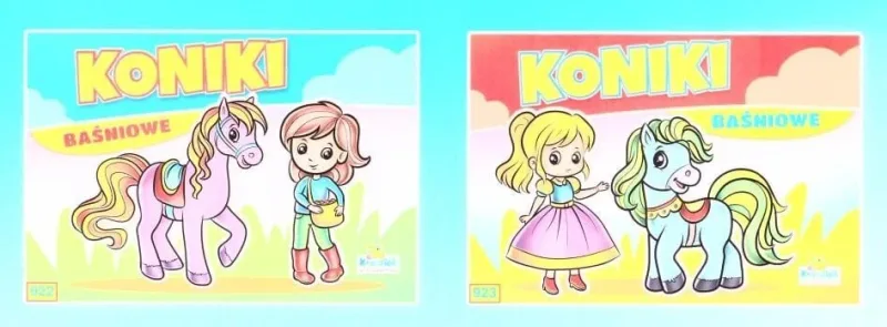 Carte de colorat pentru copii A5 Fairy tale horses mix — preț și oferte