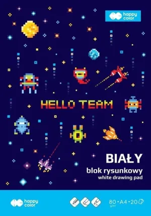 Happy Color Pixi Planet Bloc de desen A4 color 20 coli
