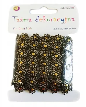 Aliga bandă decorativă 6cm x 50cm mix