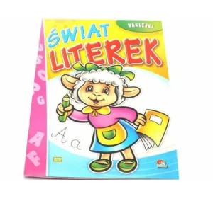 Carte de colorat pentru copii O lume de litere mix