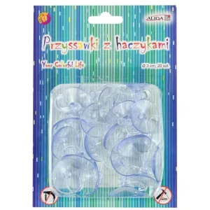Ventuze Aliga cu cârlige pivotante 3cm 20 bucăți