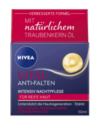 Nivea, Vital, Cremă de noapte antirid, 50 ml — preț și oferte