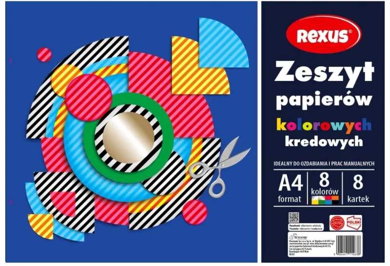 Caiet de hârtie cretă color A4 8 foi — preț și oferte