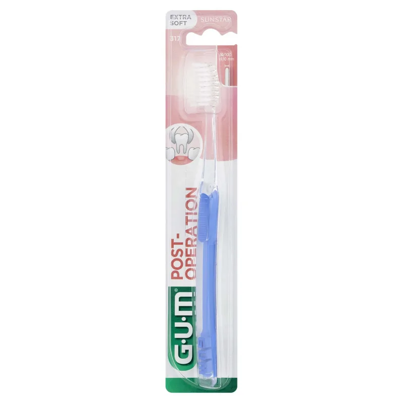 Sunstar GUM, periuță de dinți, post-operatorie, super moale 317, 1 buc — preț și oferte