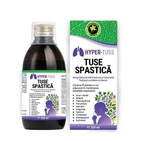 Sirop tuse spastica Hyper-Tuss, 250 ml, Hypericum — preț și oferte